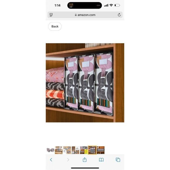 Foldable Bedding Organizer, Storage Bins for Bed Sheets, Duvet Covers and Pillow - Picture 6 of 7